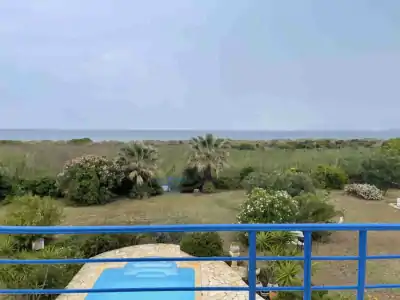 Beach view from the house