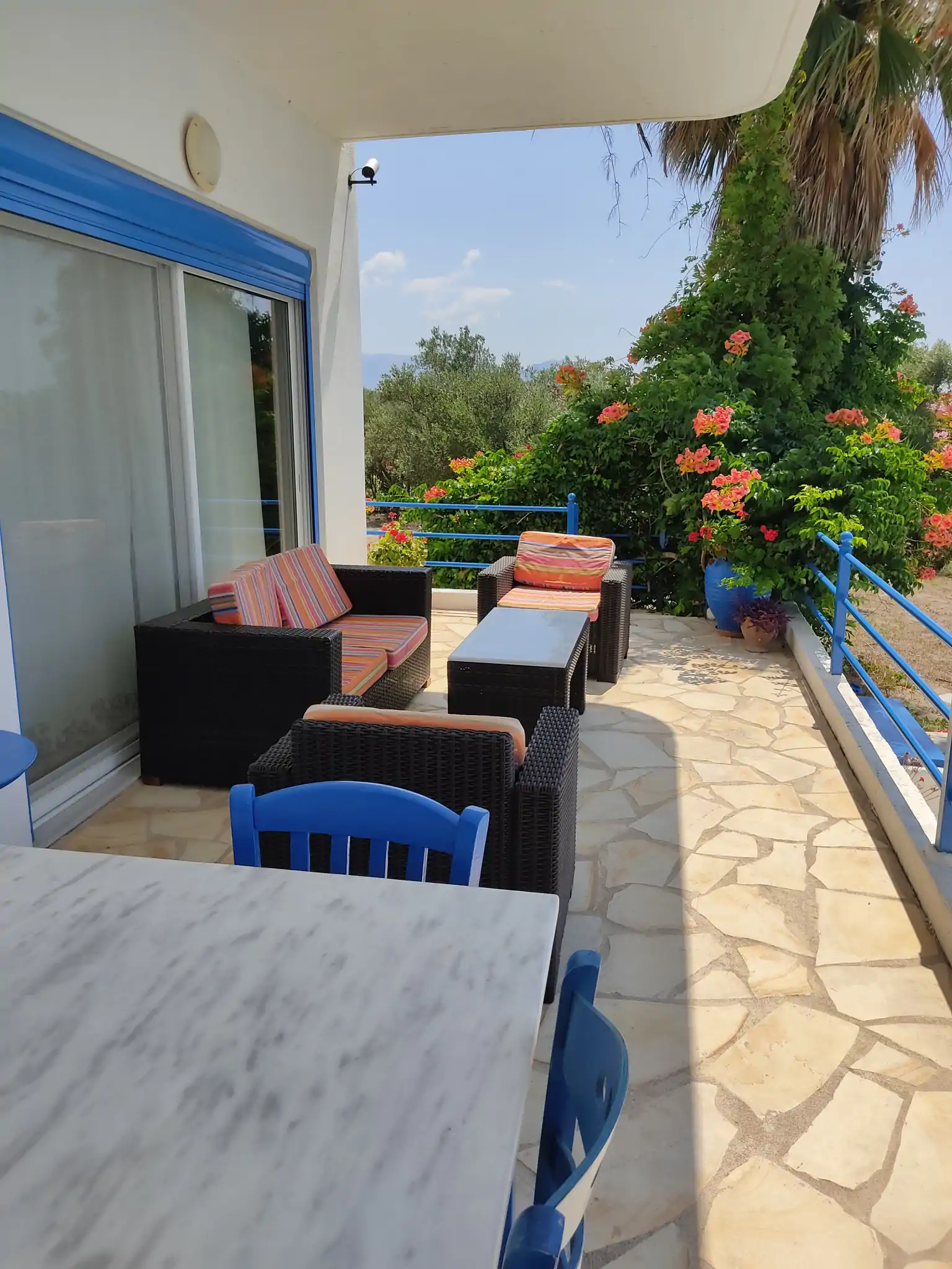 Terrace of the house