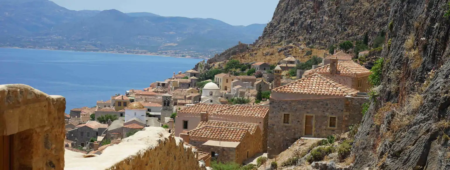 Ancient Byzantine city of Monemvasia