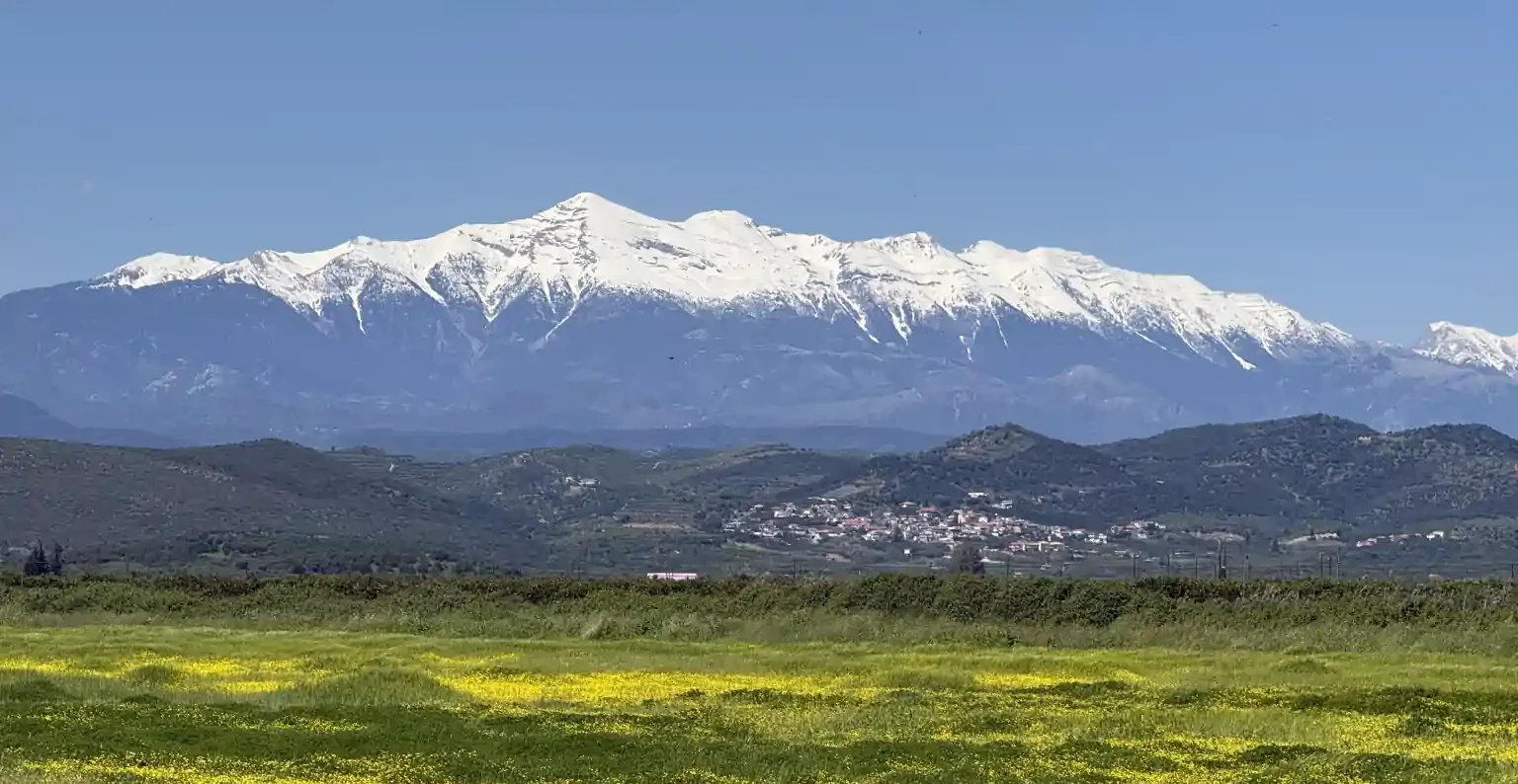Taygetos Gebirge von Osten