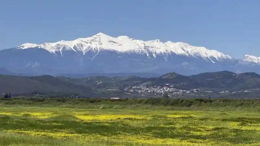 Taygetos Gebirge von Westen